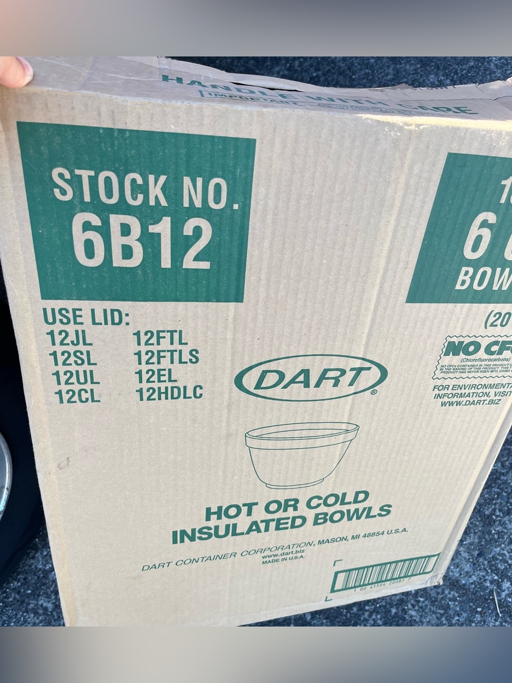 Dart Hot or Cold Insulated Bowls